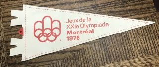 1976 Montreal Olympics Pennant - French