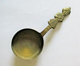 Vtg Tone Brothers Coffee Scoop Man In Turban Brass Occupied Japan 1940 