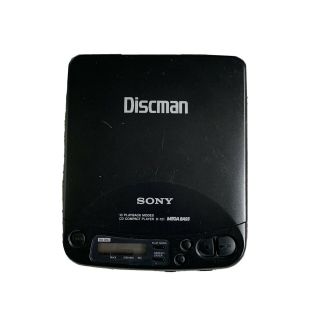 Vintage 1993 Sony Discman D - 121 Portable Cd Player Mega Bass,  Line Out