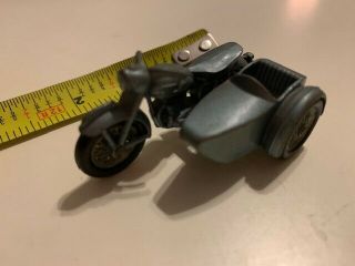 Triumph Motorcycle With Sidecar No.  4 T11o Matchbox Made In England Lesney Metal