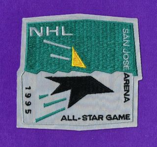San Jose Sharks 1995 Nhl All - Star Game Patch