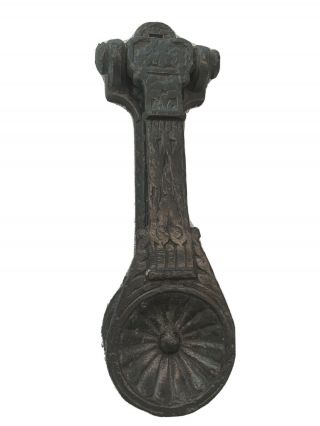 Rare Victorian Cast Iron Door Knocker - A Kenrick & Sons No 424 C1860