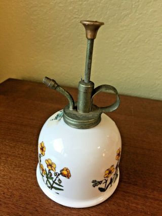 Vintage Porcelain Flower Mister,  Ceramic Sprayer,  Ferry Garden Made In Japan