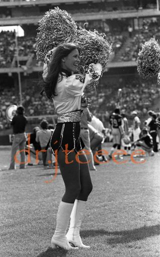 Oakland Raiders Cheerleader - 35mm Football Negative