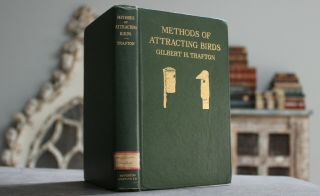 Rare Antique Old Book Methods Of Attracting Birds 1910 1st Edition Illustrated