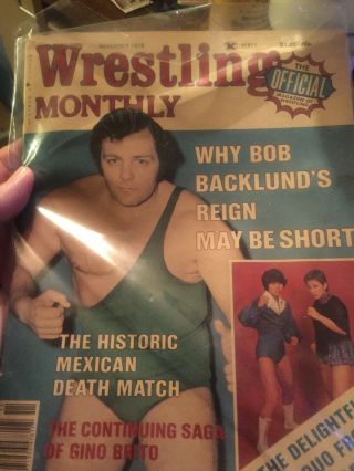 Wrestling Monthly - - - - Novmber 1978 Issue