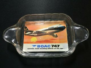 Boeing 747 Glass Ornament - Display Piece (very Unusual)
