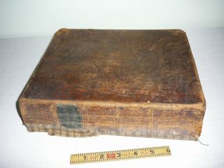 Antique Family Holy Bible 1828 Aaron (1772) & Betsey Barney & Paul Chase (1744) 2