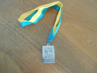 2003 Chicago Marathon Medal.  The Lasalle Bank.  Oct 12.  2004
