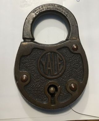 Vintage Yale Brass Lock