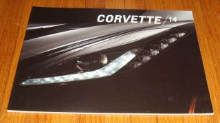 2014 Chevrolet Corvette Deluxe Sales Brochure Stingray Z51