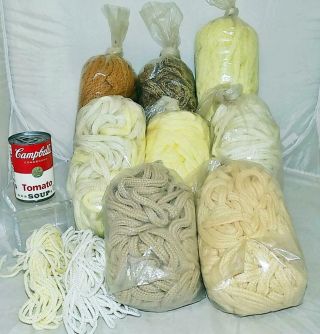 5,  Lbs Of Vintage 1/2 " Macrame Cord Craft Rope Crochet Projects