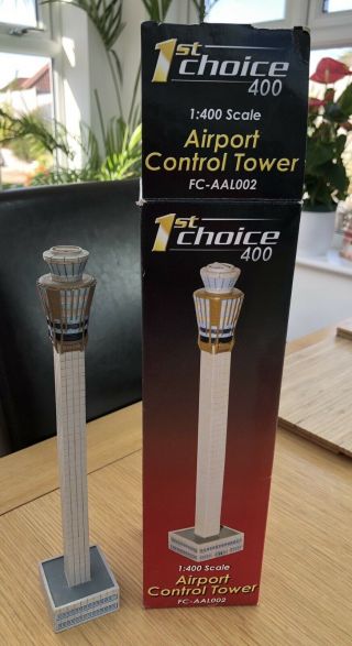 First Choice Gemini Jets Airport Control Tower Scale 1/400 Fcaal002