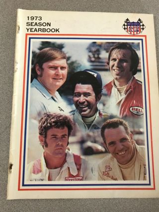 1973 Season Yearbook Usac United Stated Auto Club Car Racing