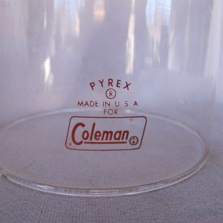 Vtg Coleman 220f 228f 220h 228h Pyrex Globe 1962 To 1977 Camping