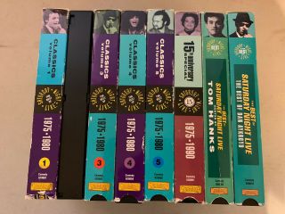 Vintage Vhs The Best Of Saturday Night Live Classics Vol’s 1 - 5,  3 More