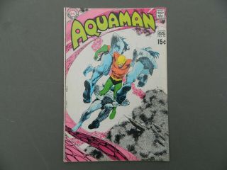 1970 Vintage Aquaman Comic Book 52 Dc Comics Very Fine