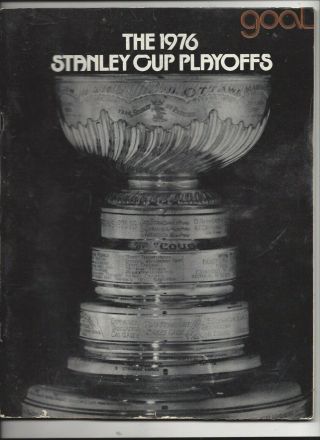 1976 Stanley Cup Playoff Program Montreal Canadiens Vs.  N.  Y.  Islanders Exc - Nr.  Mt