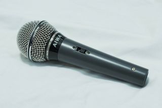 Vintage Aiwa Cardioid Dynamic Microphone Dm - D50 Made In Japan