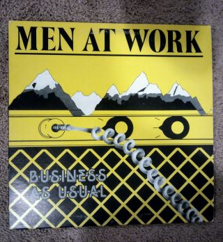Men At Work Business As Usual 1982 Columbia Vinyl Lp Vintage Fc 37978