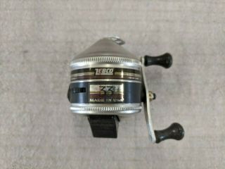Vintage Zebco 33 Spincast Fishing Reel,  Made In Usa Great