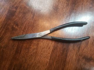 Vintage Craftsman 8 " Duckbill Pliers Made In Usa 4509