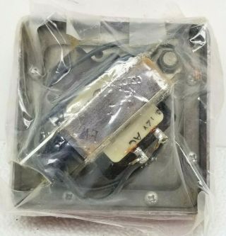 Vintage SIMPLEX AUDIBLE SIGNAL APPLIANCE HORN 4050 RED Fire Alarm w/ 4x4 Grill 2