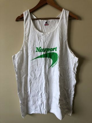 Vintage Newport Cigarette Alive With Pleasure Tank Top Extra Large