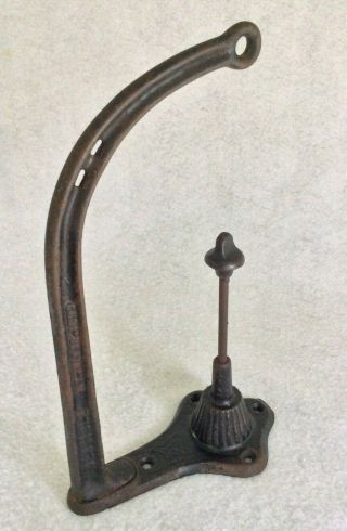 Antique 1899 " Sensible " Cast Iron String Twine Holder Dispenser General Store