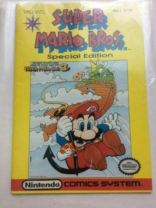 Vintage Nintendo Comics System Mario Bros Special Edition No.  1 Comic