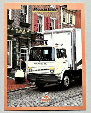 1994 Mack Manager Series Cabover Truck Brochure 6 Pages 94mackmgr