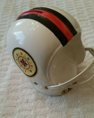 Vintage Ceramic Football Helmet Bank Made In Japan Bank Of Pa Hex Sign Decor