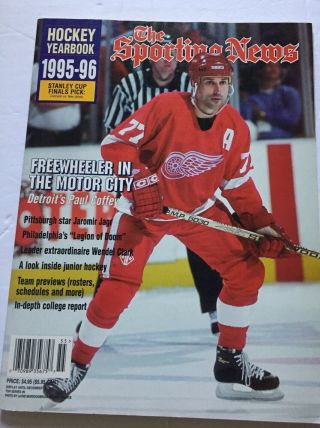 The Sporting News Hockey Yearbook 1995 - 96,  Jagr,  Coffey