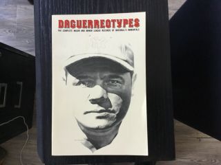 1968 Sporting News Babe Ruth Daguerreotypes Of Great Stars Of Baseball Book Ex