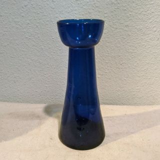 Danish Cobalt Blue Glass Hyacinth Bulb Vase Approx 8.  25 " H Antique