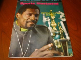 1968 No Label Sports Illustrated Bill Russell Sportsman Of Year