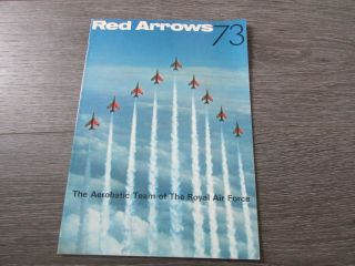 Red Arrows 73 Raf Display Team 1973 Souvenir Brochure Booklet