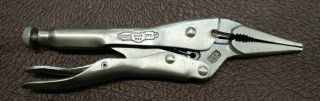 6ln Usa Petersen Vice Grip Locking Pliers Vintage.  Made In Dewitt Nebraska.  Usa