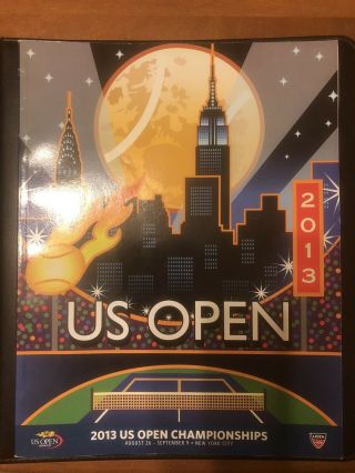 Us Open 2013 Tennis Official Program York Federer Nadal Serena Sharapova