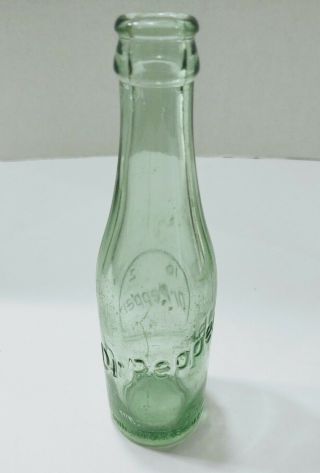Vintage Dr.  Pepper 10 - 2 - 4,  6 Oz.  Glass Soda Bottle,  1953