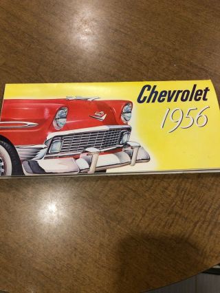 1956 Chevrolet Sales Brochure Chevy Bel Air Nomad Delray Factory V8 6