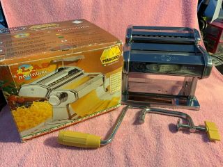 Vintage Marcato Atlas 150 Mm Deluxe Pasta Maker Made In Italy