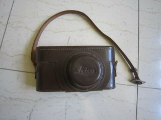 Vintage Leica Iiif,  Iiic Leather Camera Case Brown