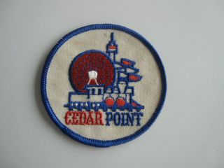 Vintage Cedar Point Sandusky,  Ohio Cloth Patch Unsewn Bis
