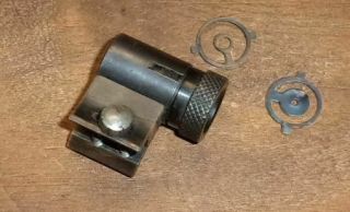 Modified Lyman 17 Hooded Front Sight W/inserts Vintage Rifle Parts
