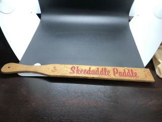 Vintage Wood Paddle Skeedaddle Paddle Gek Product Sugarcreek Golf Club