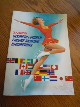 1987 Olympic & World Figure Skating Champions Program Witt & Trenary Signatures