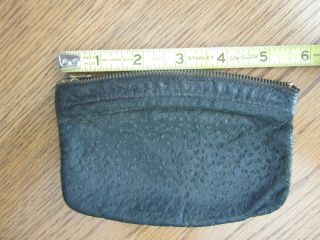 Vintage Air - Tite Pipe Tobacco Pouch Black Leather Zipper Pouch