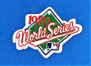1989 Mlb World Series Embroidered Patch - A 