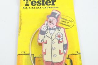 Vintage WC Fields Red Nose Battery Tester MOC 1974 Novelty With Package - A10 3